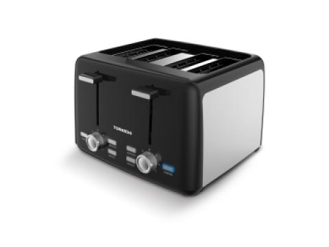 TORNADO TTA-5406-GS | 4-Slice Toaster with 120×120 Slots, 1600 W