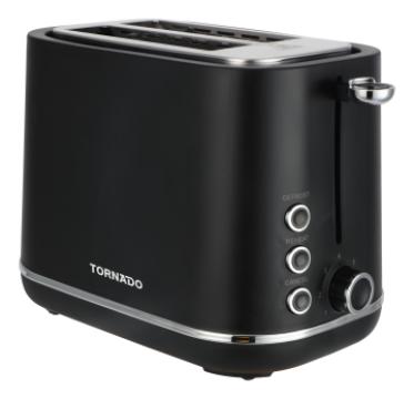 TORNADO TTA-1430-GS | Retro Design 2-Slice 850 W Toaster